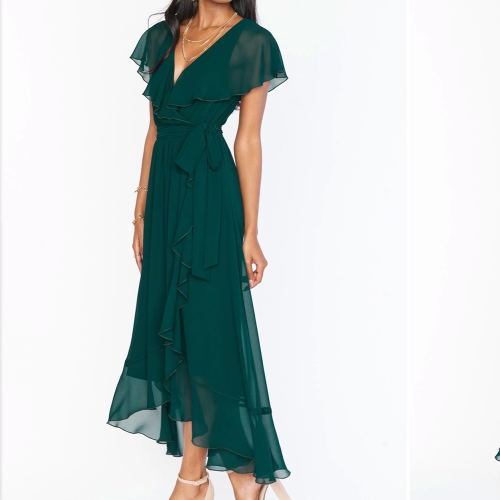 Show Me Your Mumu Jess Ruffle Midi Dress